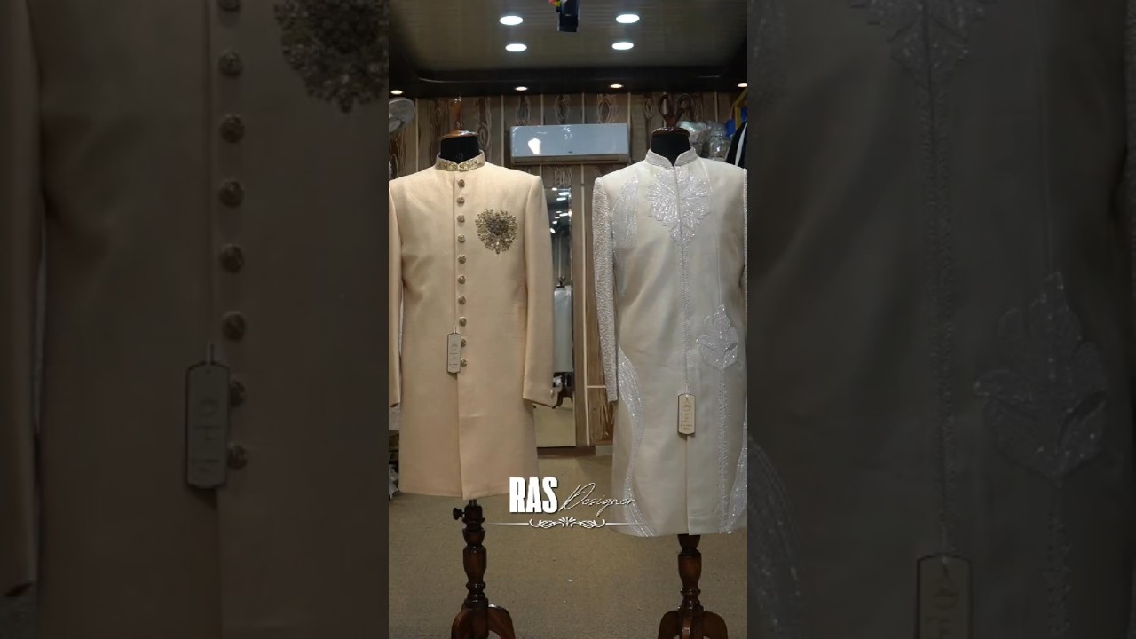 Indo-Wester Sherwani By RAS | Ras Designer Chandni Chowk