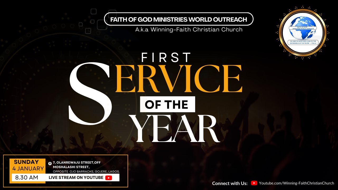 SUNDAY  WORSHIP SERVICE || 4TH JANUARY 2026