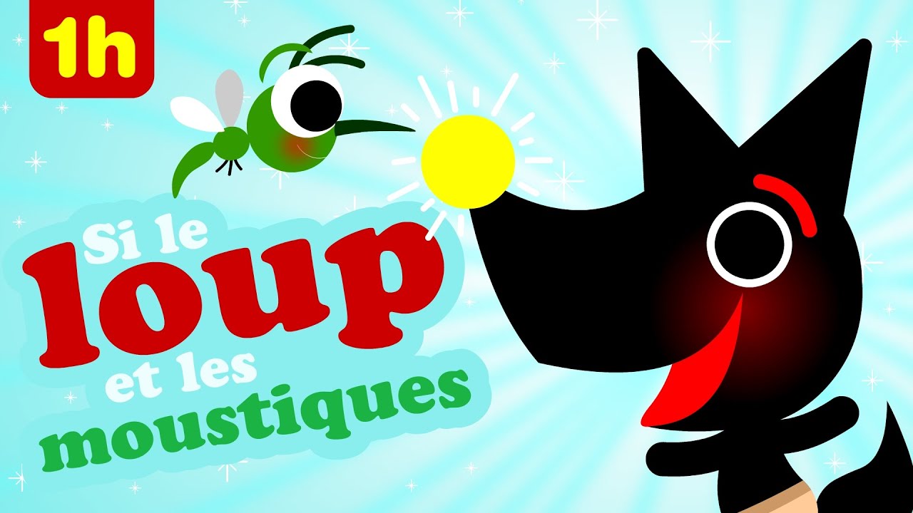 Si le petit loup n'aimait pas les moustiques 🦟🦟🦟 Petites comptines pour bébé avec paroles