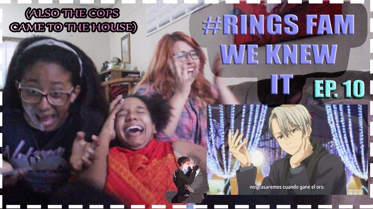 Yuri!!! on Ice Episode 10 Reaction Highlights - THE COPS ENDED UP OUTSIDE OUR HOUSE (w/ eng subs)