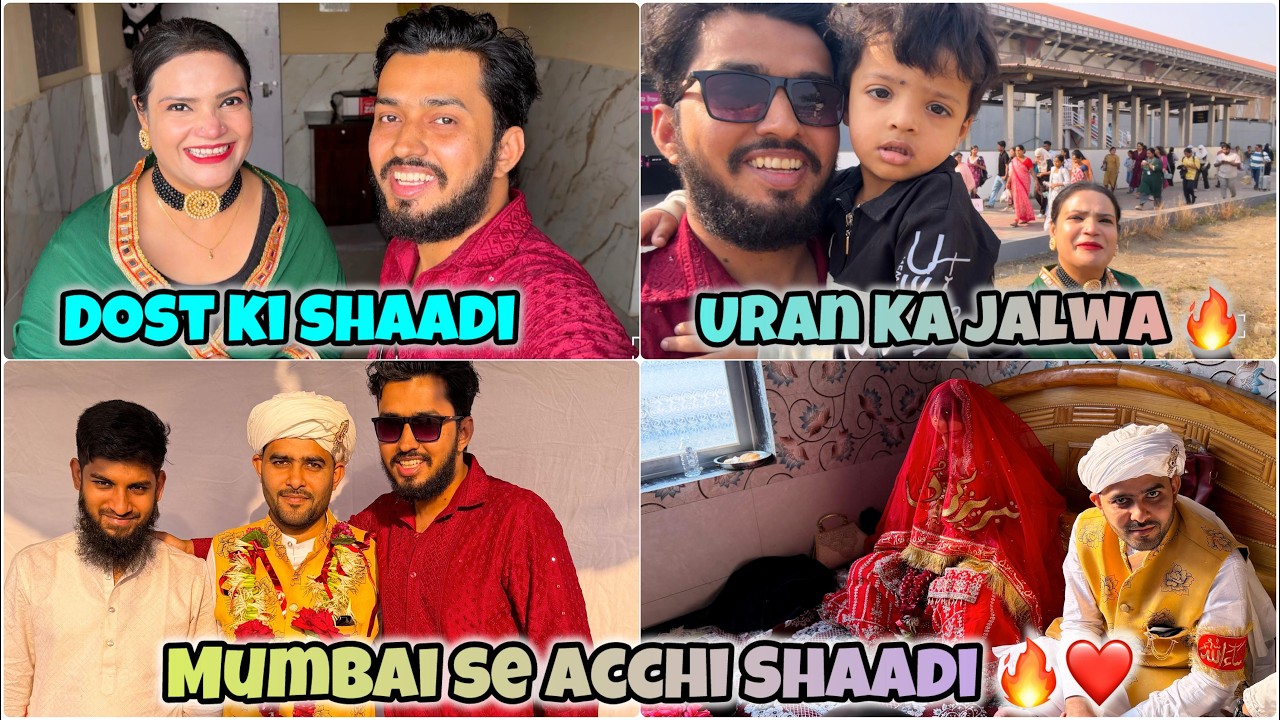 Mumbai Ki Shadi Bhool Jaoge!😍 Dost Ki Shadi Ke Liye Gaye Uran❤️Aisi Shadi Pehli Baar Dekhi! 😱  Vlog