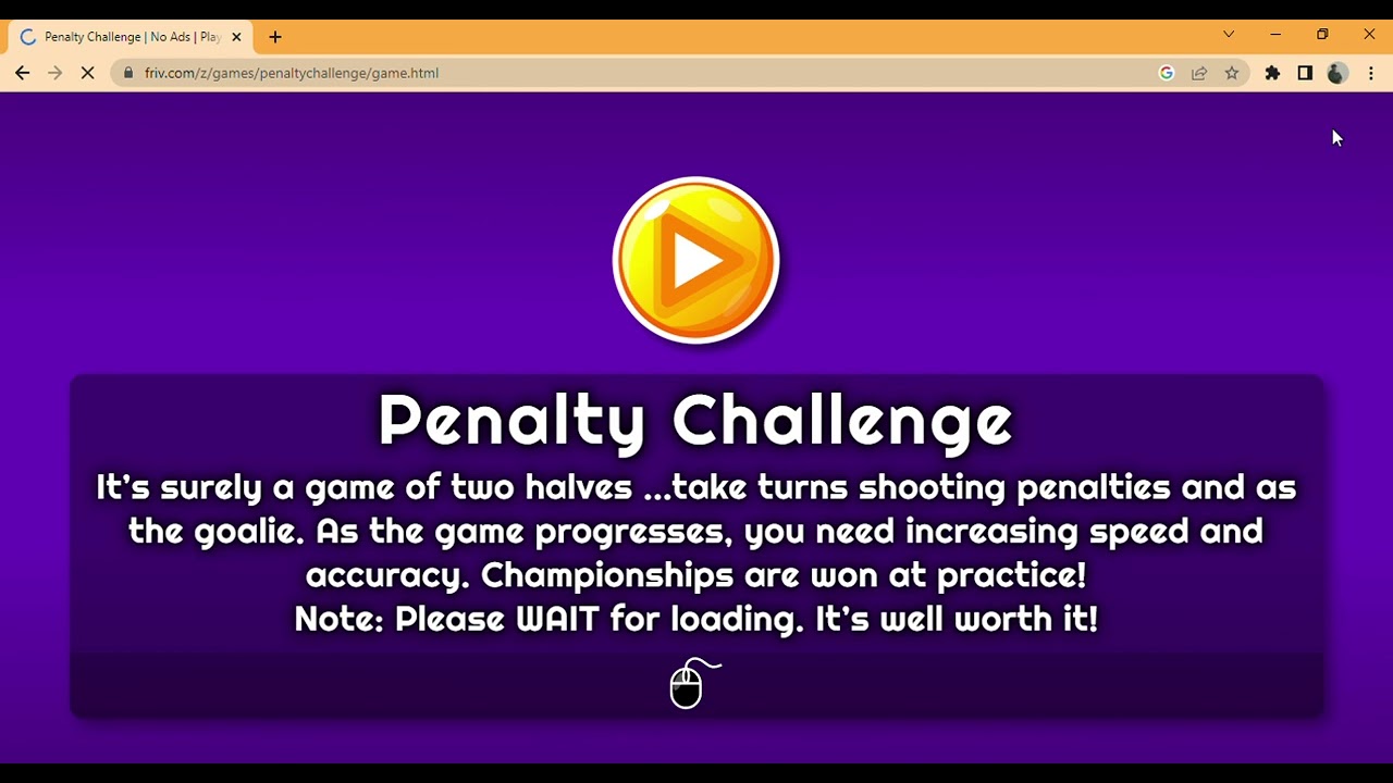 Penalty Challenge   No Ads   Play It At Friv&reg; 🕹️   Google Chrome 2023 02 11 19 31 02