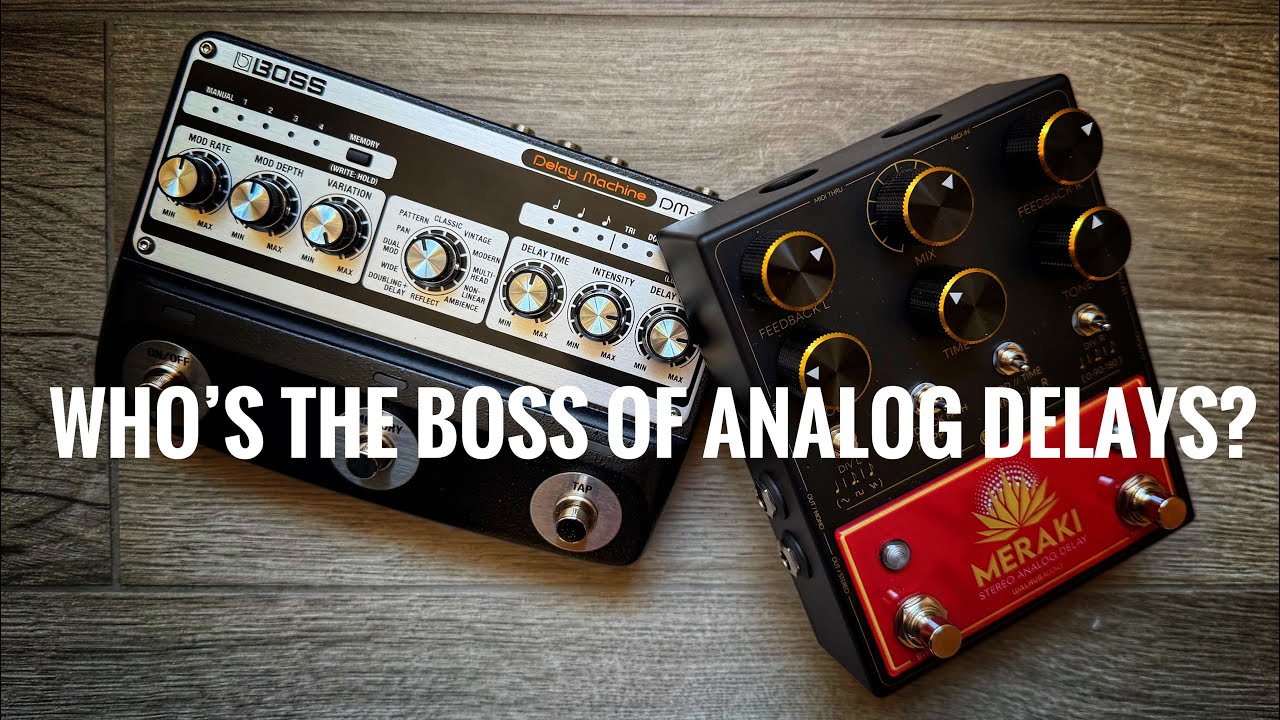 The Battle of the Best Analog Delays: Walrus Audio Meraki and Boss DM101