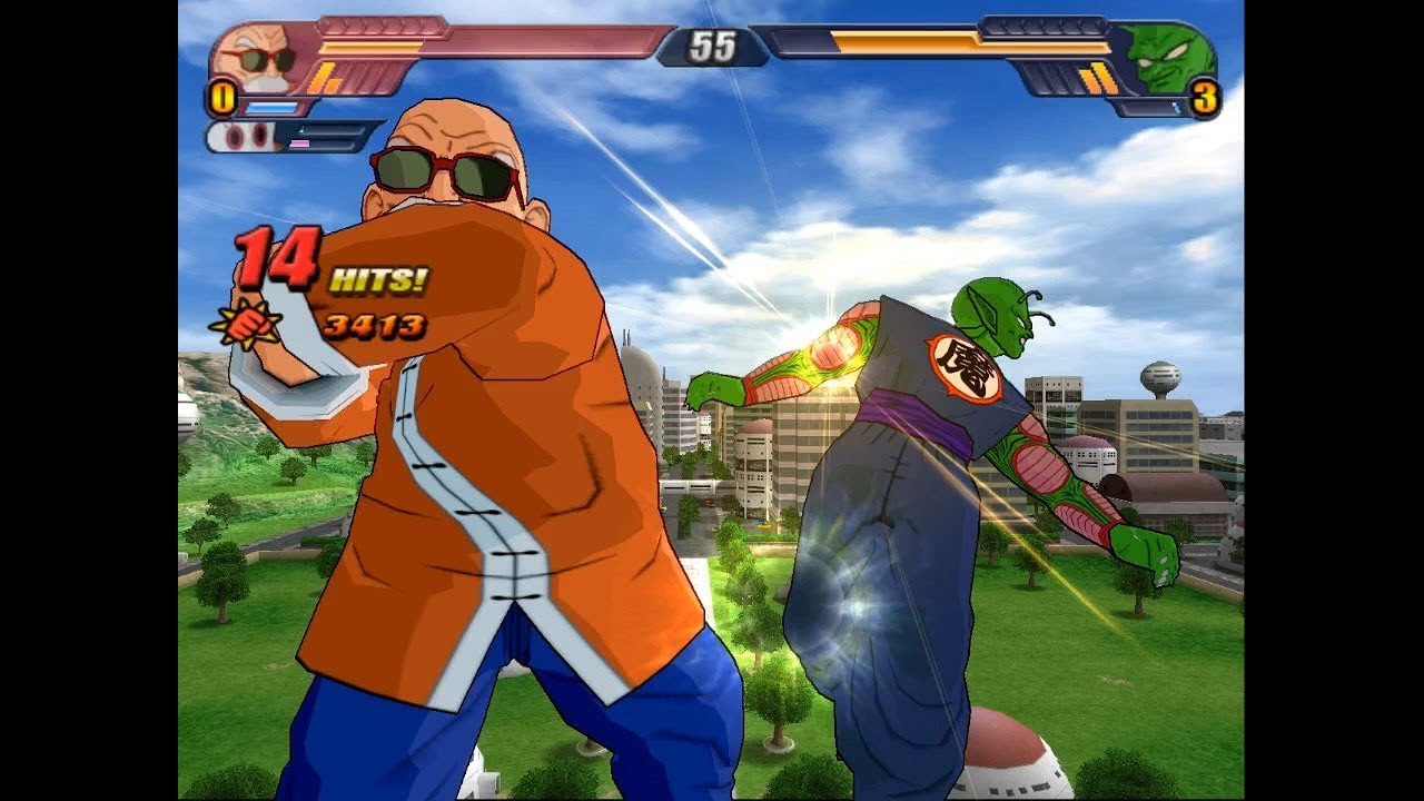 ピッコロ大魔王VS亀仙人＆孫悟飯 【DBZsm】