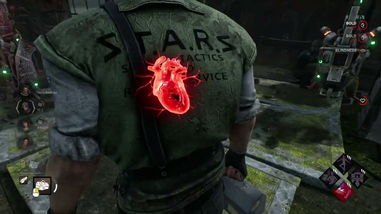Dead by Daylight   Chris Redfield vs The Nurse