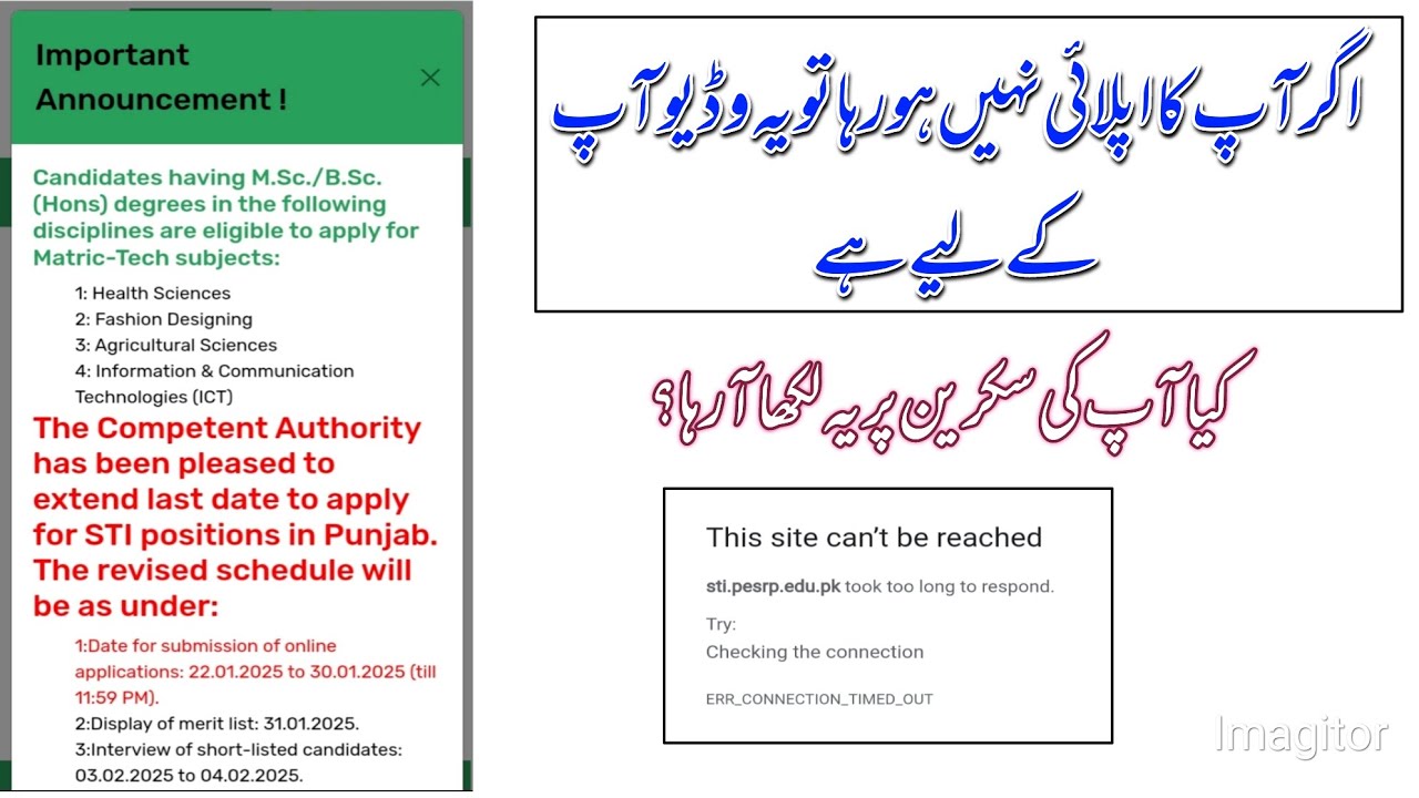 How to fix Error while applying for STI School Teacher Interns? STIs Application Process