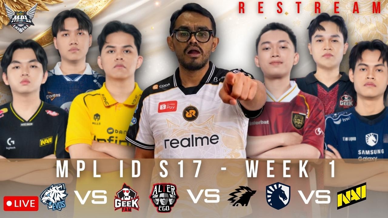 restream MPL ID s17 week 1 (King Evos vs GEEK): duh mantan tim main nih