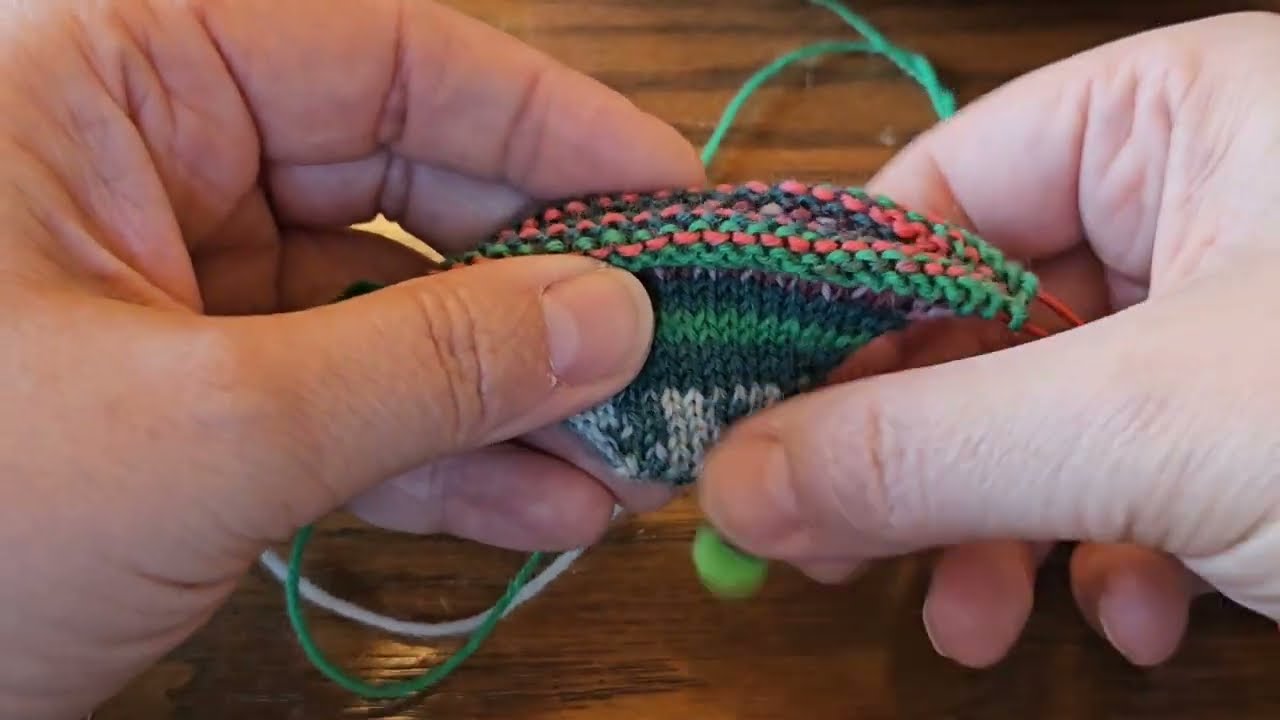 Comment tricoter une chaussette à partir de la pointe - partie 1: La Pointe