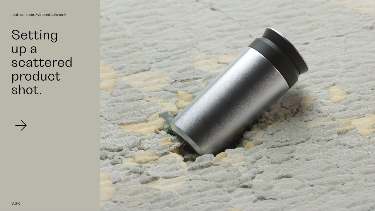 C4D Product Shot with Voronoi Fracture