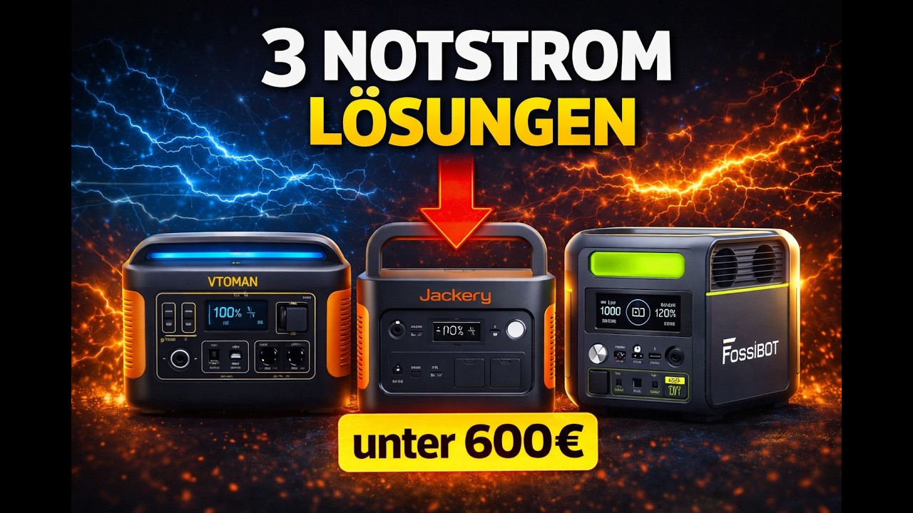 Notstrom zuhause: 3 Powerstations unter 600 € | Blackout Check