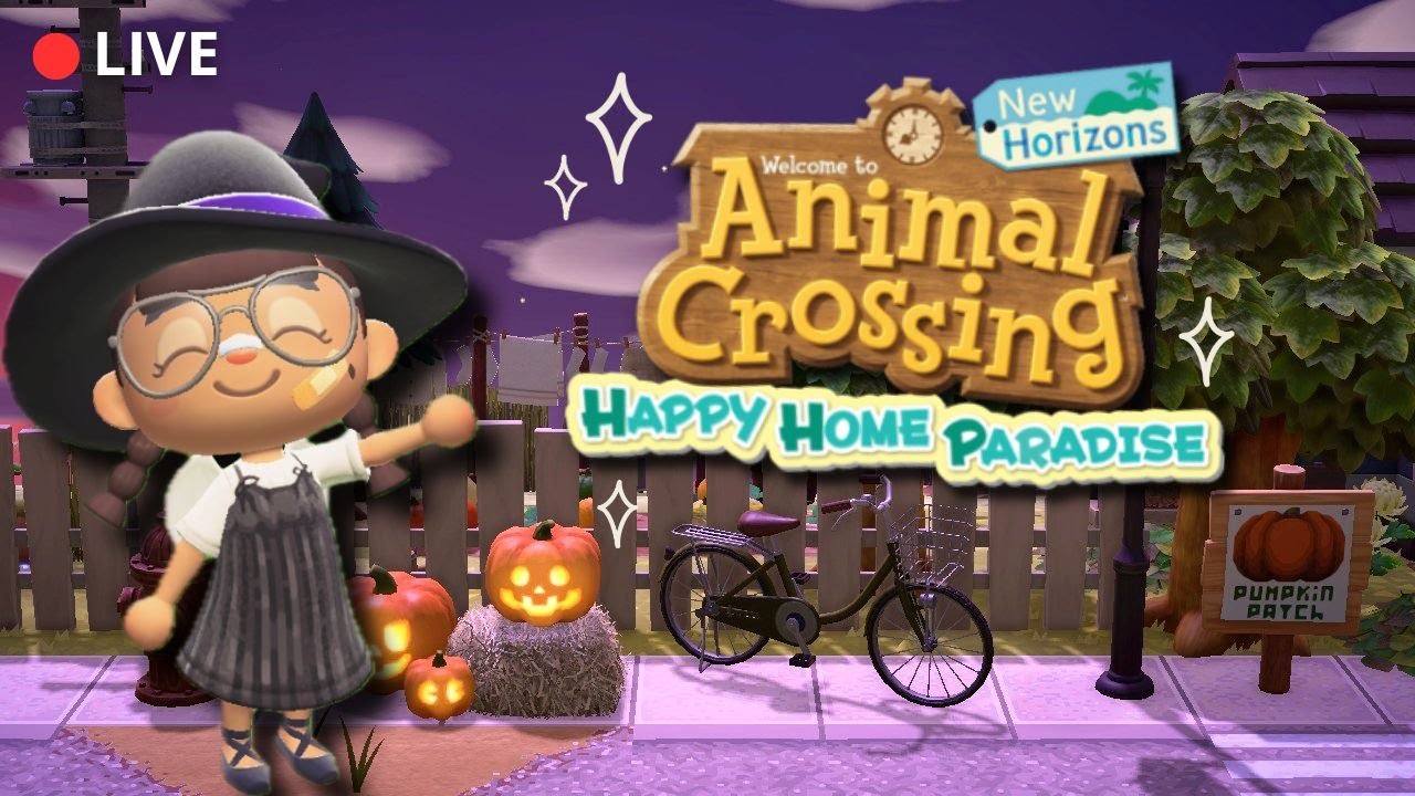 🔴 LIVE let's build a trick-or-treat neighborhood in HHP! 🎃🍬