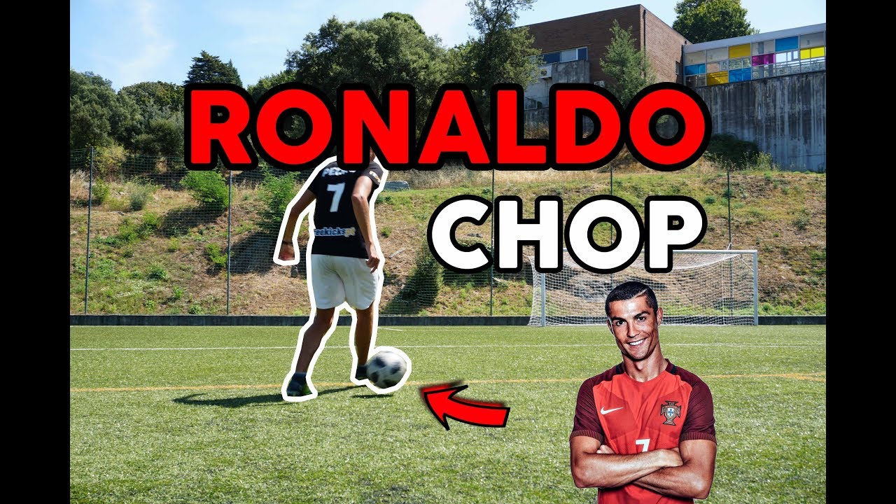 HOW TO DO THE RONALDO CHOP - Easy Football Skill ⚽ (Como Fazer o RONALDO CHOP)