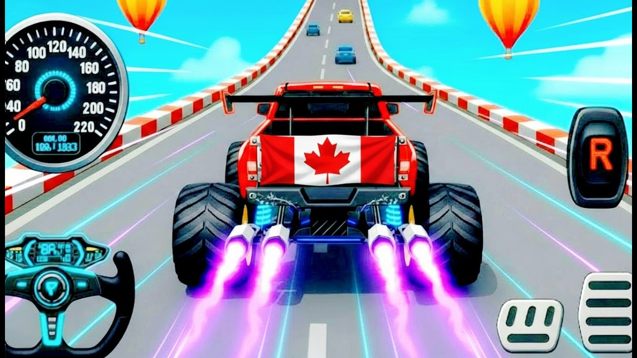 Watch Monster Truck: Epic New Monster Truck Racing & High-Speed Stunts on Off-Road Track!