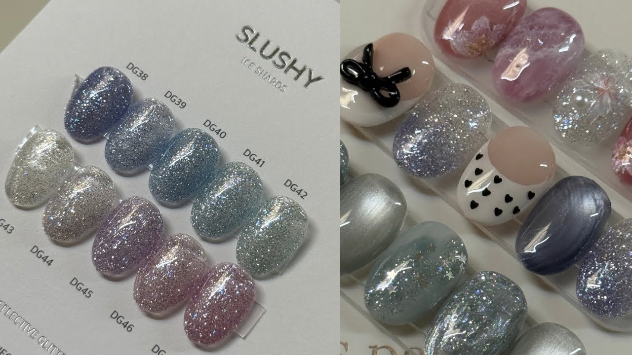Nail Designs Tutorials With Glitters, The Favori, Peruka & More ✨