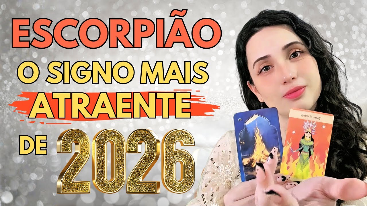 ♏ESCORPI&Atilde;O🌟2026 VC VAI ATRAIR TUDO QUE QUISER🌈MAS TEM AVISOS❗