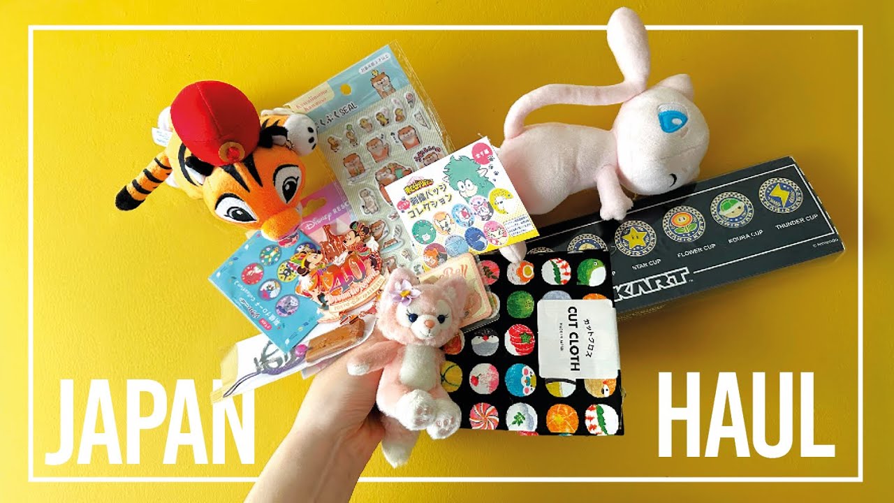 Everything I bought in Japan | From DisneySea, Nintendo & Pokémon to Artisan and Secondhand