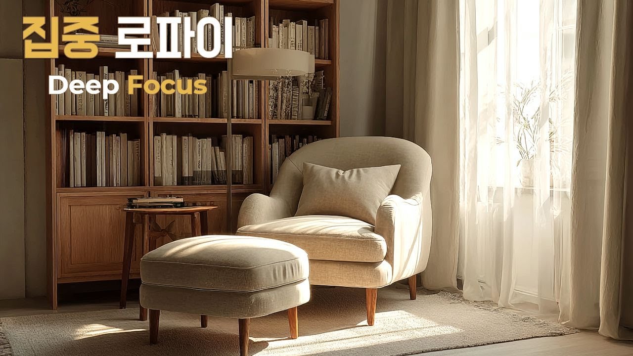 ☕ 집중 로파이 Vol.22 | Deep Focus Lo-fi Ambient Instrumental (Work & Study, No Vocals, Background)