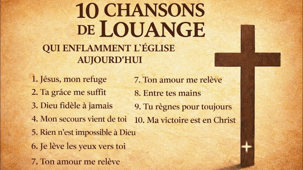Top 10 meilleures  chansons  à l’église à 2026