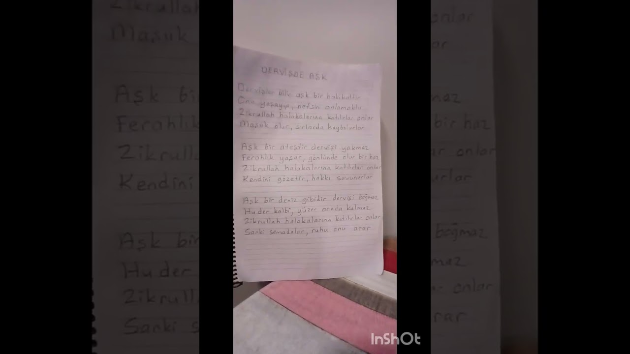 ŞİİR : DERVİŞDE AŞK ✍️ ❤️ŞİİRİMDE ANLATMAK İSTEDİKLERİMİ  YORUMLADIM