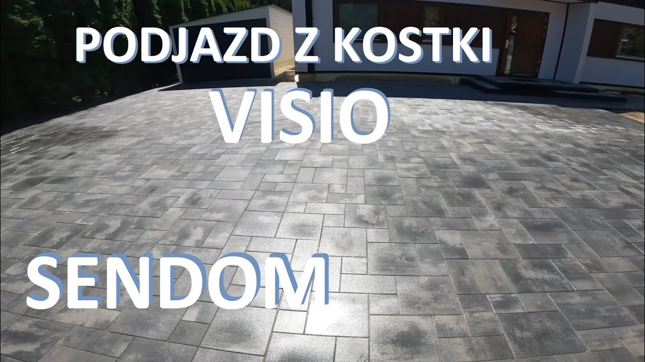 Podjazd z kostki brukowej VISIO. SENDOM #sendom #brukarzbydgoszcz #brukarz #paving #diy