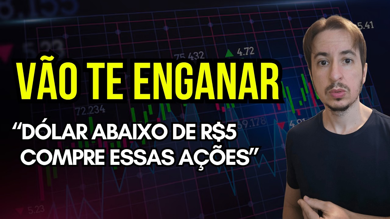 Hora de Trocar A&ccedil;&otilde;es? D&oacute;lar abaixo de 5 e voc&ecirc; vai acabar fazendo M#