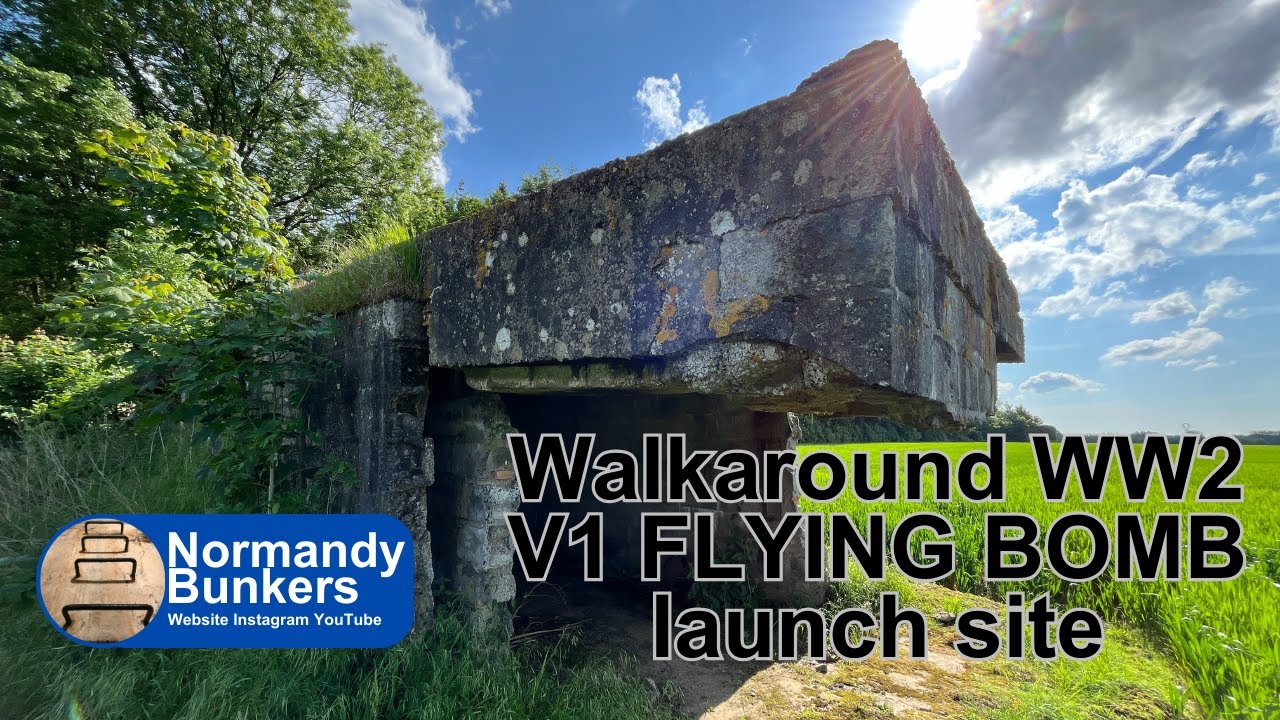 INSIDE WW2 GERMAN V1 FLYING BOMB LAUNCH SITE