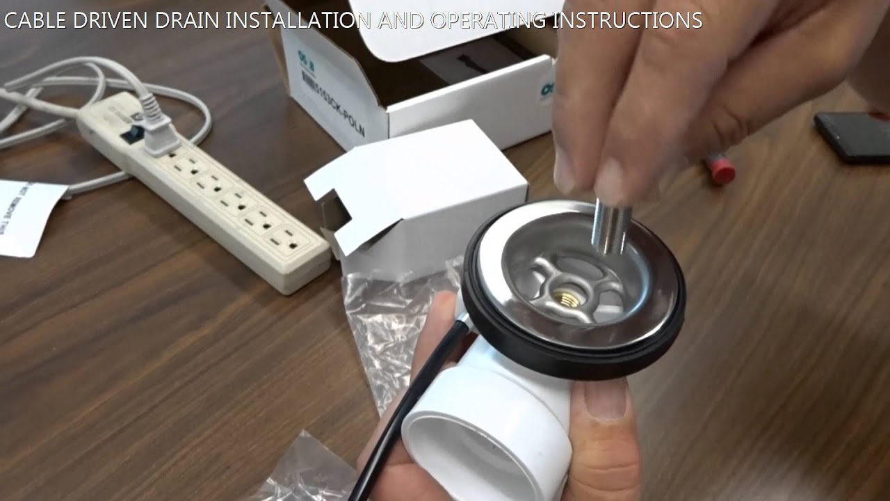 Hydro Systems | How To Install Cable Driven Drain