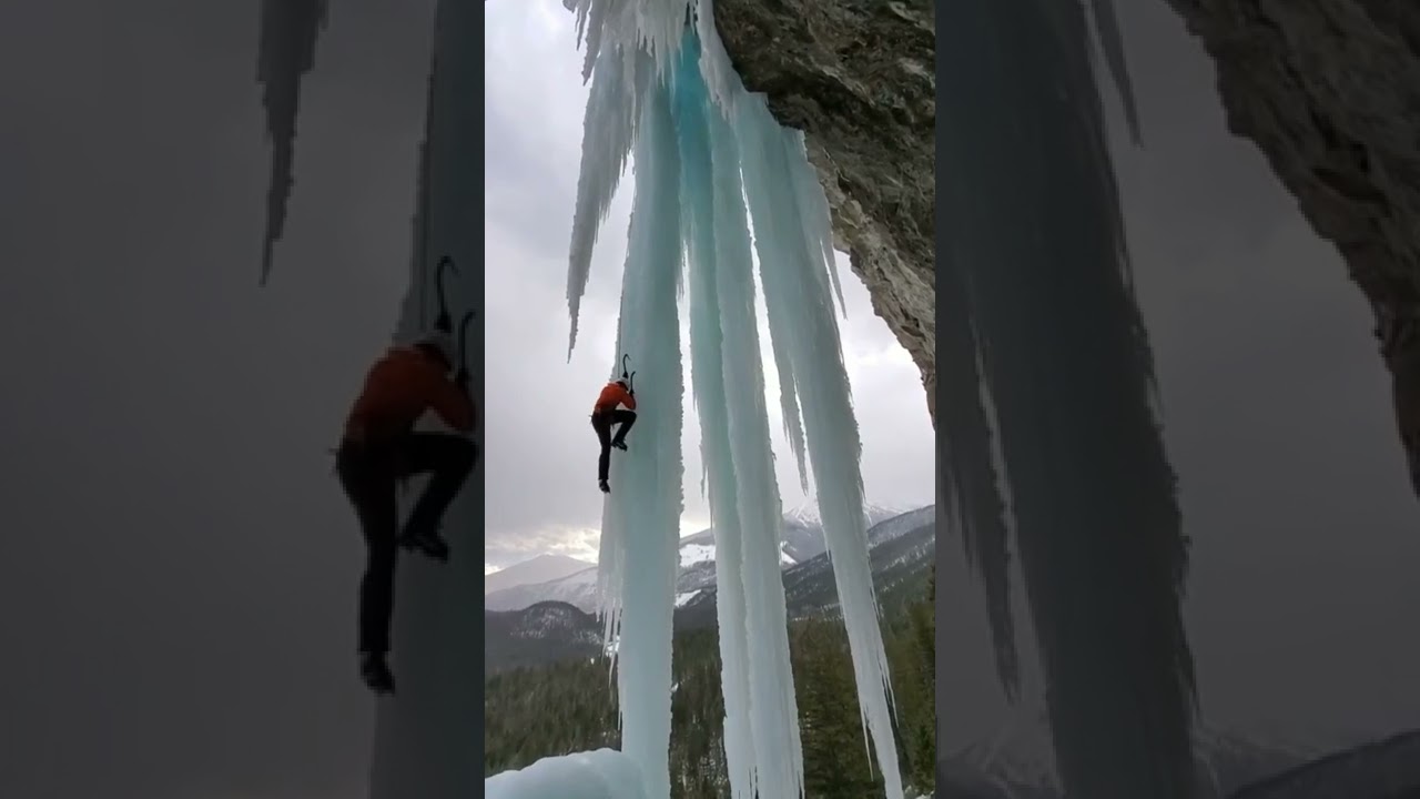Who else wants to try ice climbing after watching this?