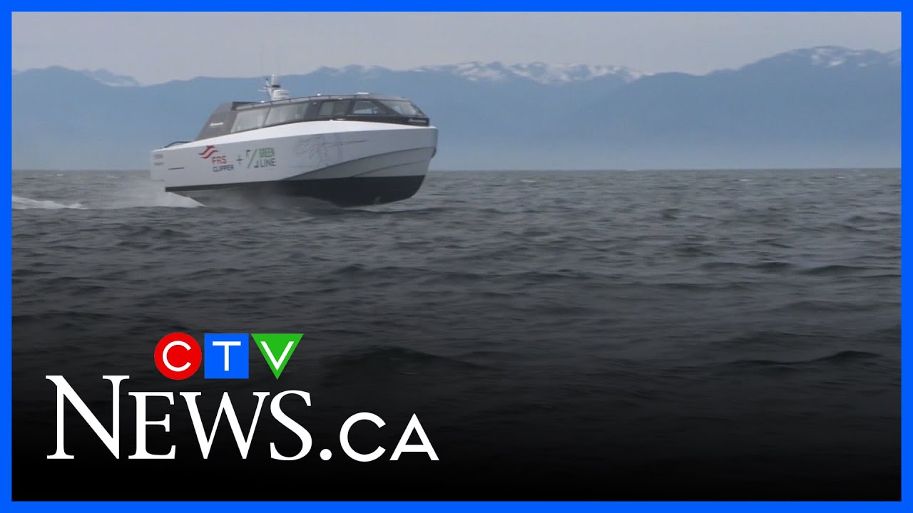 Futuristic passenger ferry undergoes sea trials in B.C.
