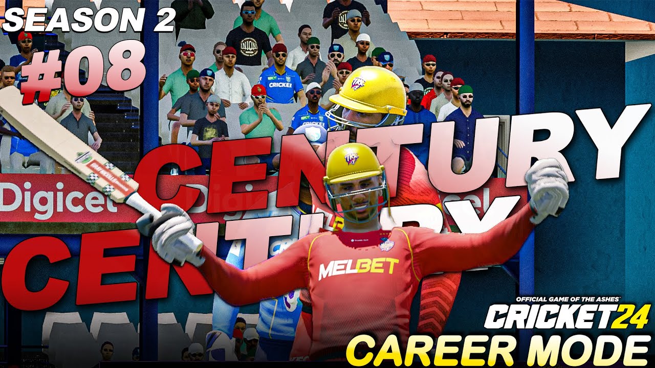 ශතක පිට ශතක - CRICKET 24 CAREER MODE  Season 02 Episode #8