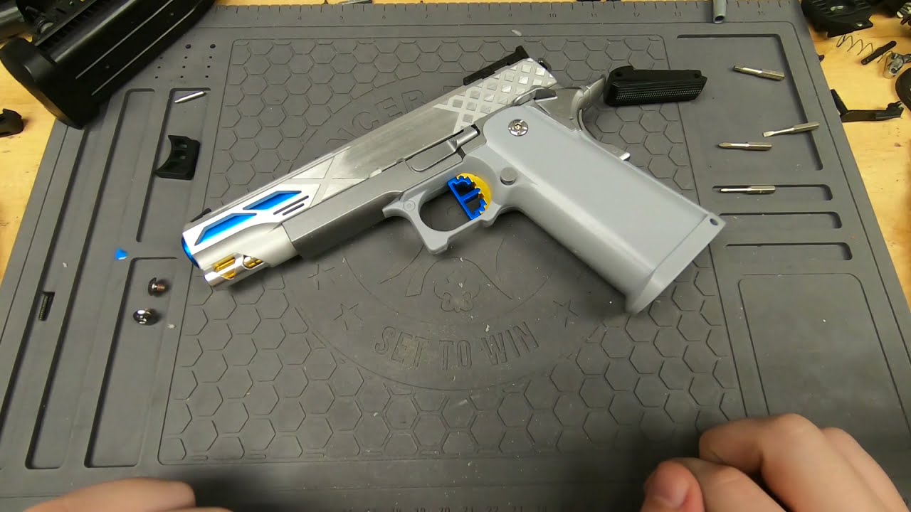 T022🔫 How to install trigger and grip + screws for Tokyo Marui Hi-capa | Airsoft toy tech guide