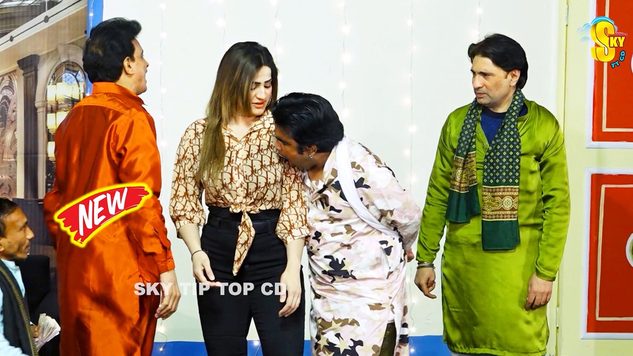 Guddu Kamal and Nayab Khan | Sarfraz Vicky New Stage Drama | Nikki Jai Han | Comedy Clip 2024