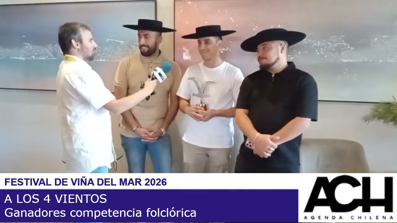 Entrevista a Los 4 Vientos, ganadores a mejor canción en Festival de #Viña2026
