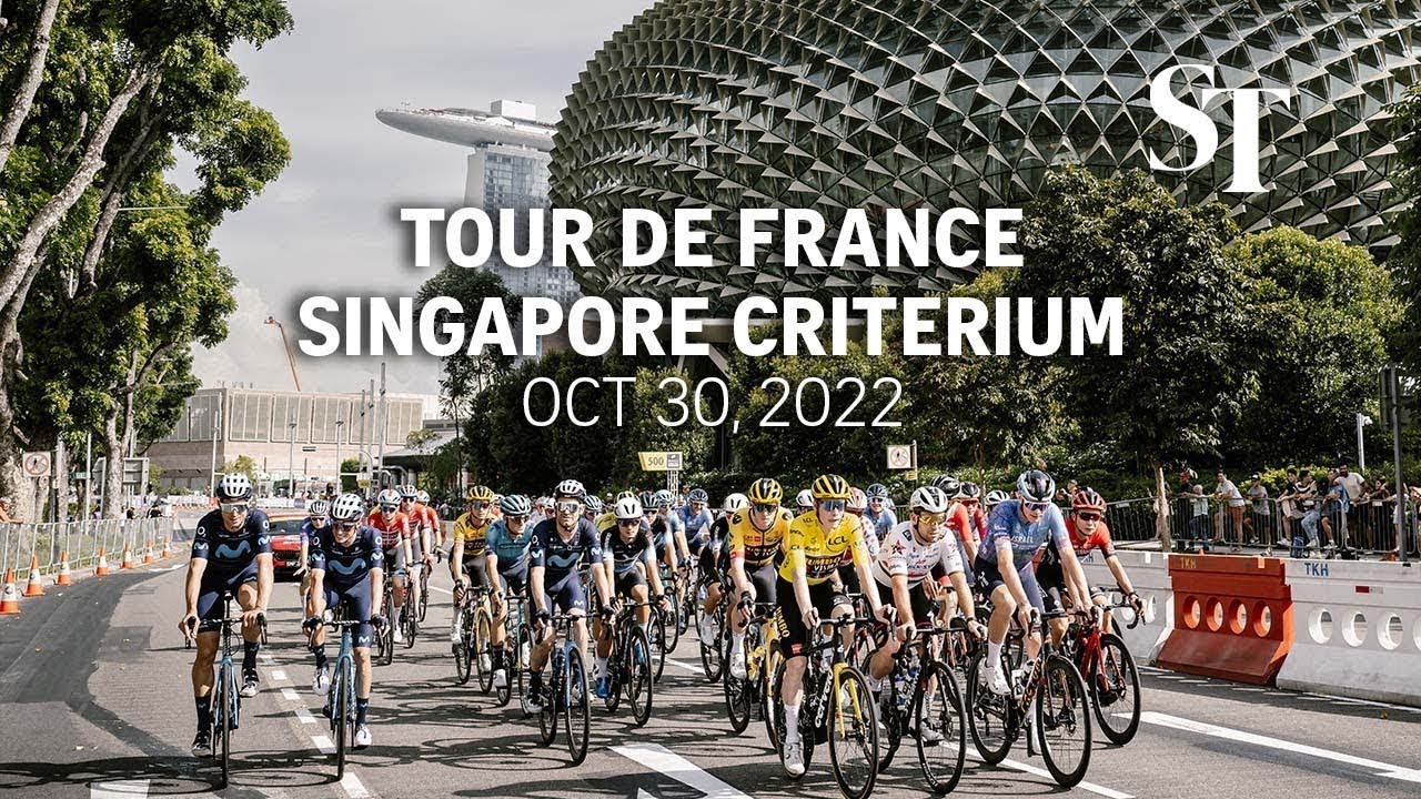 Highlights of the Tour de France Singapore Criterium