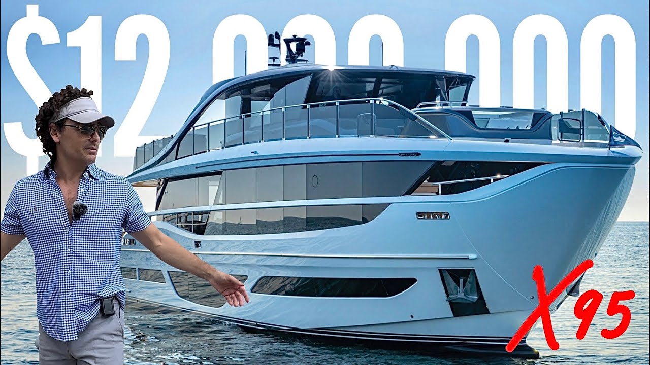 Onboard Miami’s Incomparable 2022 PRINCESS X95 | $11,9 Million Princess x95 Super yacht Tour