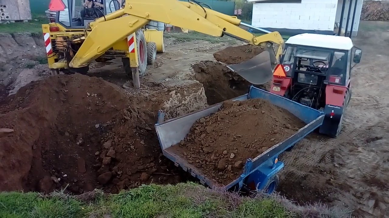 Bagrování JCB
