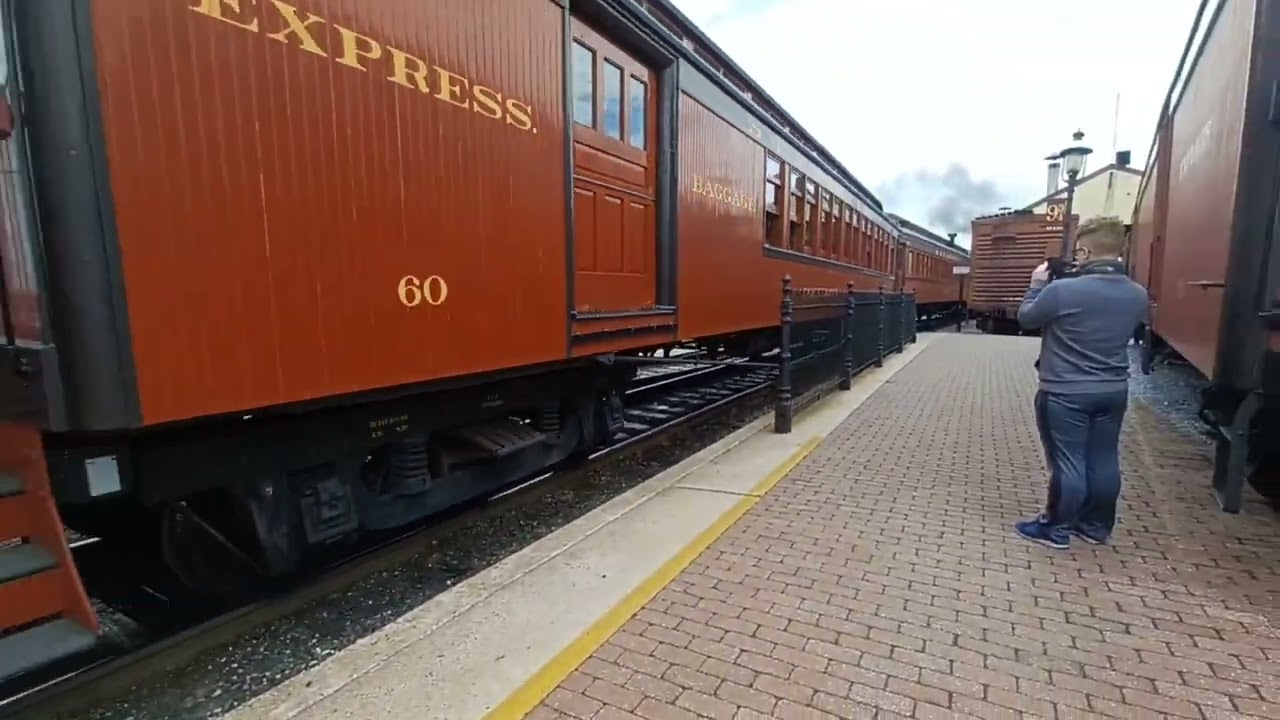Strasburg railroad steam train