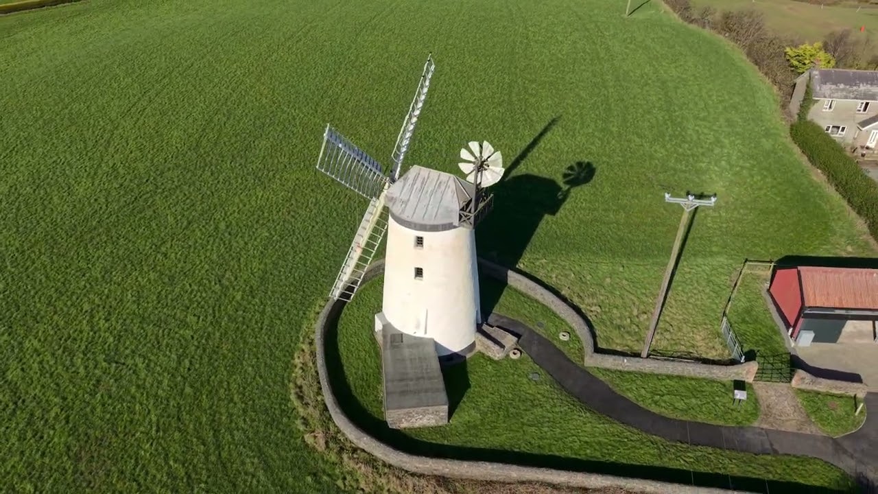 Ballycopeland Windmill #drone #northernireland #dji #tour #fyp #windmill #travel #djiair3s #tourism 