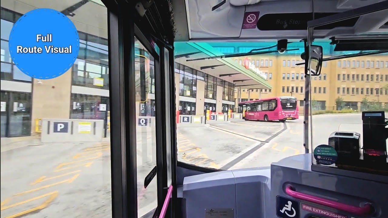 First West Yorkshire X1 Full Downstairs Route Visual- Halifax to Huddersfield