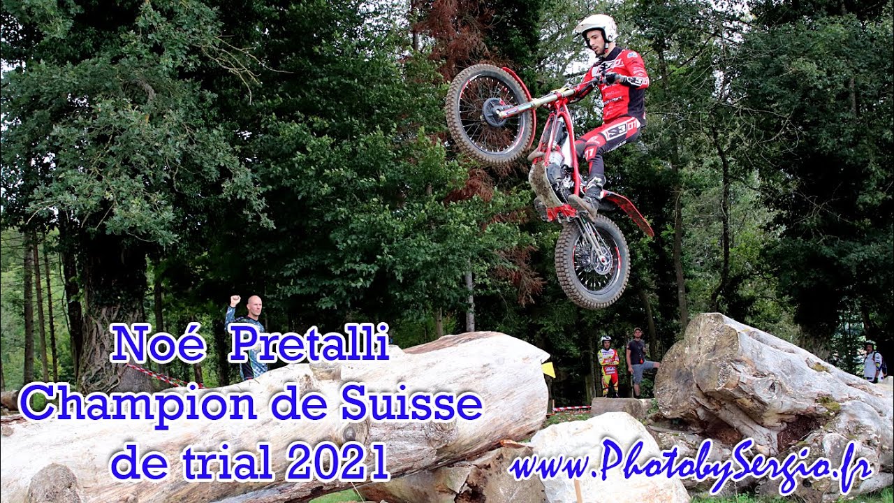 No&eacute; Pretalli - Champion de Suisse de trial 2021