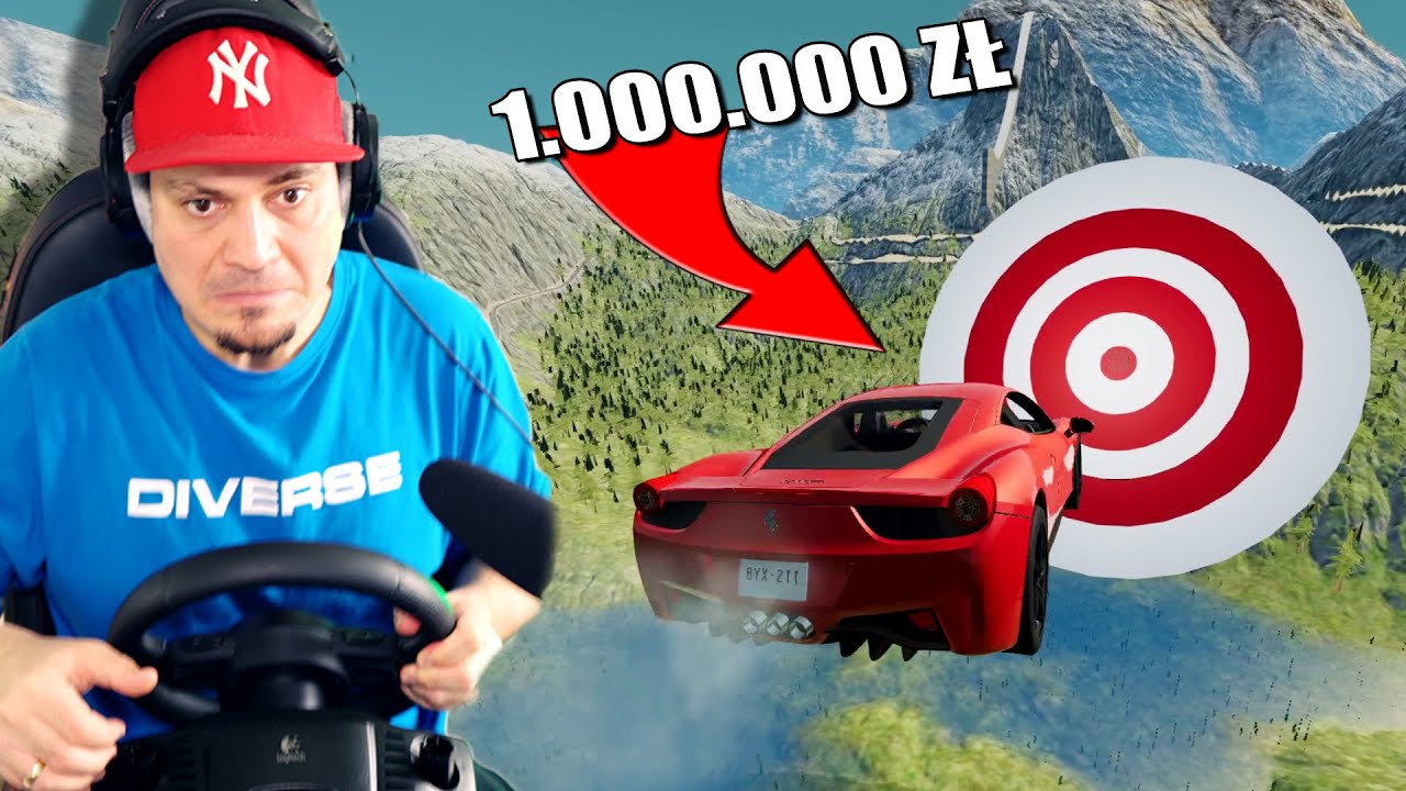 🚗 ROZWALAM FERRARI ZA 1.000.000 ZŁ vs TARCZE w BEAM.NG | Beam.NG Na Modach