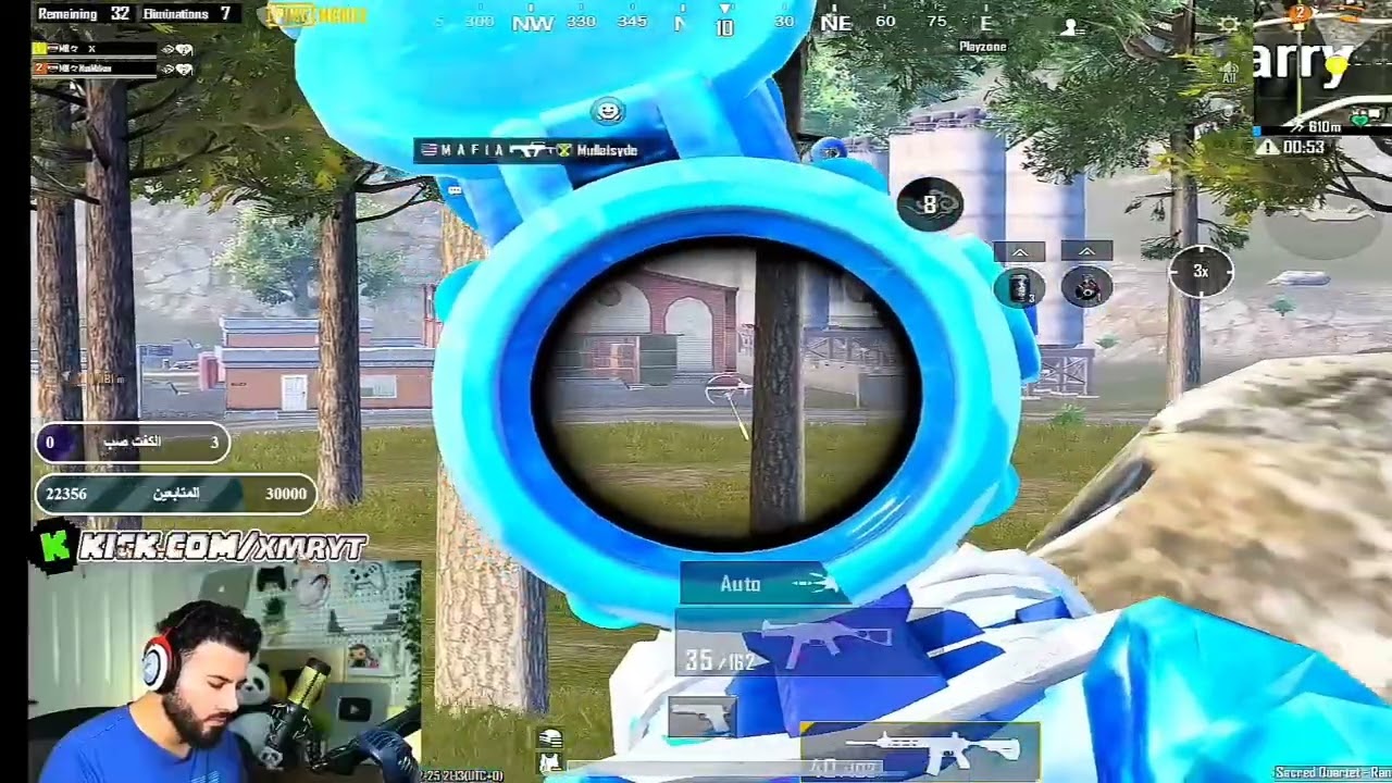 مواجهة مستر اكس مع اقوى لاعب عراقي 😱