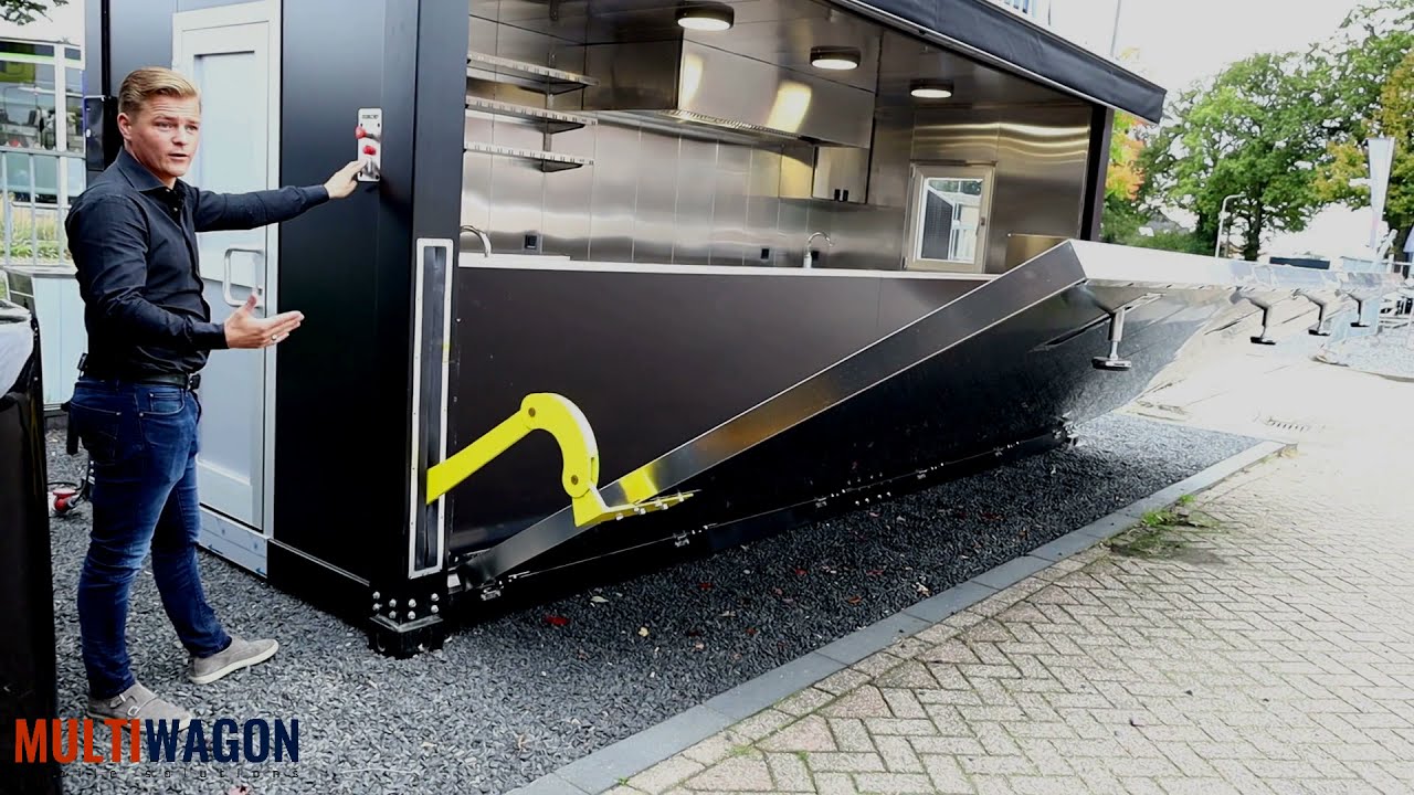 Pop-Up Container met dakterras - Multiwagon Tour