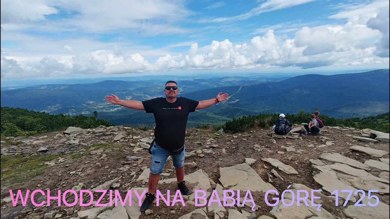 BABIA GÓRA 1725m CZERWONYM SZLAKIEM Z  PARKINGU KROWIARKI LIPIEC 2023r