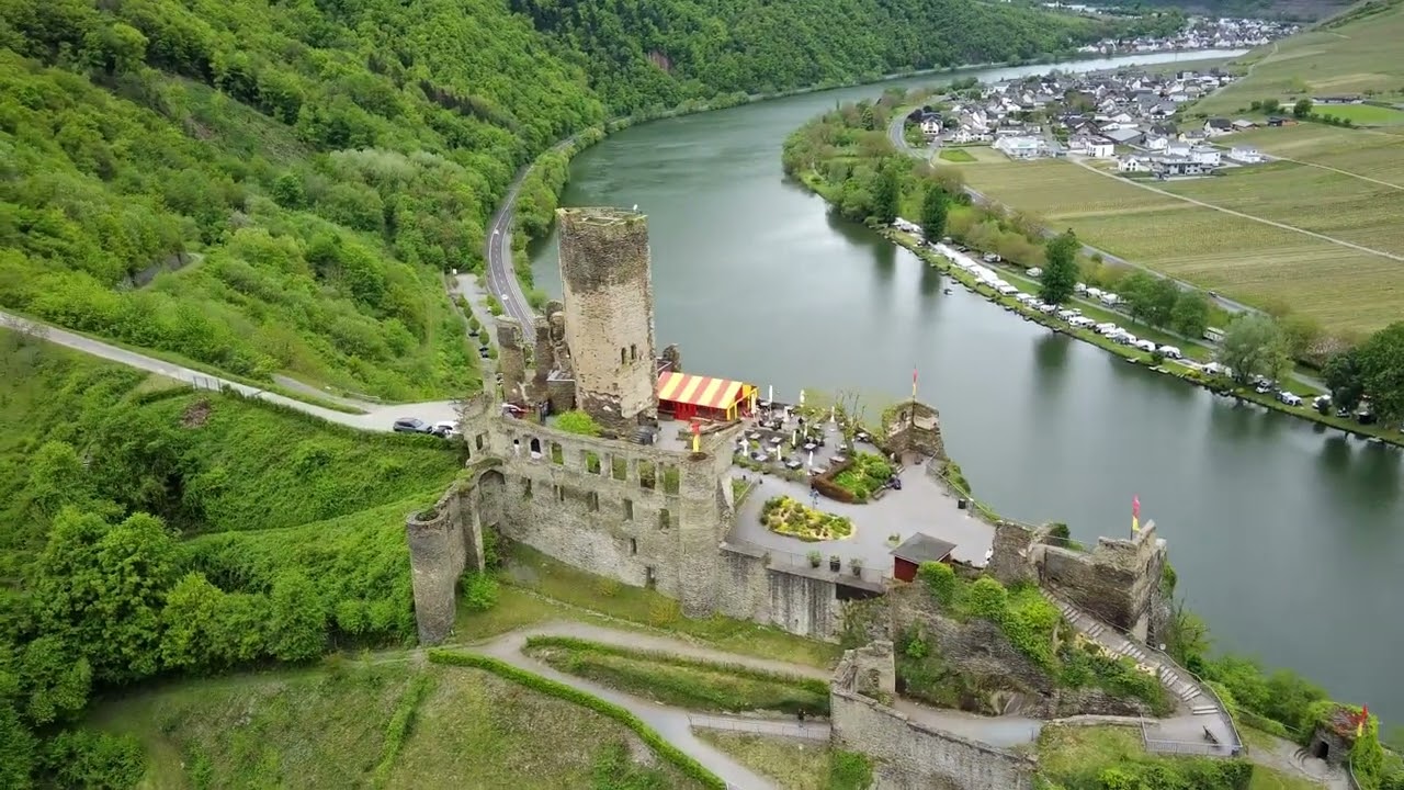 Luftaufnahmen entlang der Mosel, von Kobern Gondorf bis Beilstein H