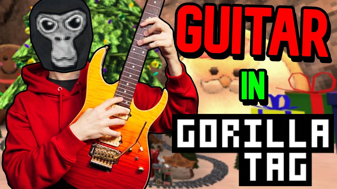 Playing CHRISTMAS Songs on my GUITAR in GORILLA TAG!