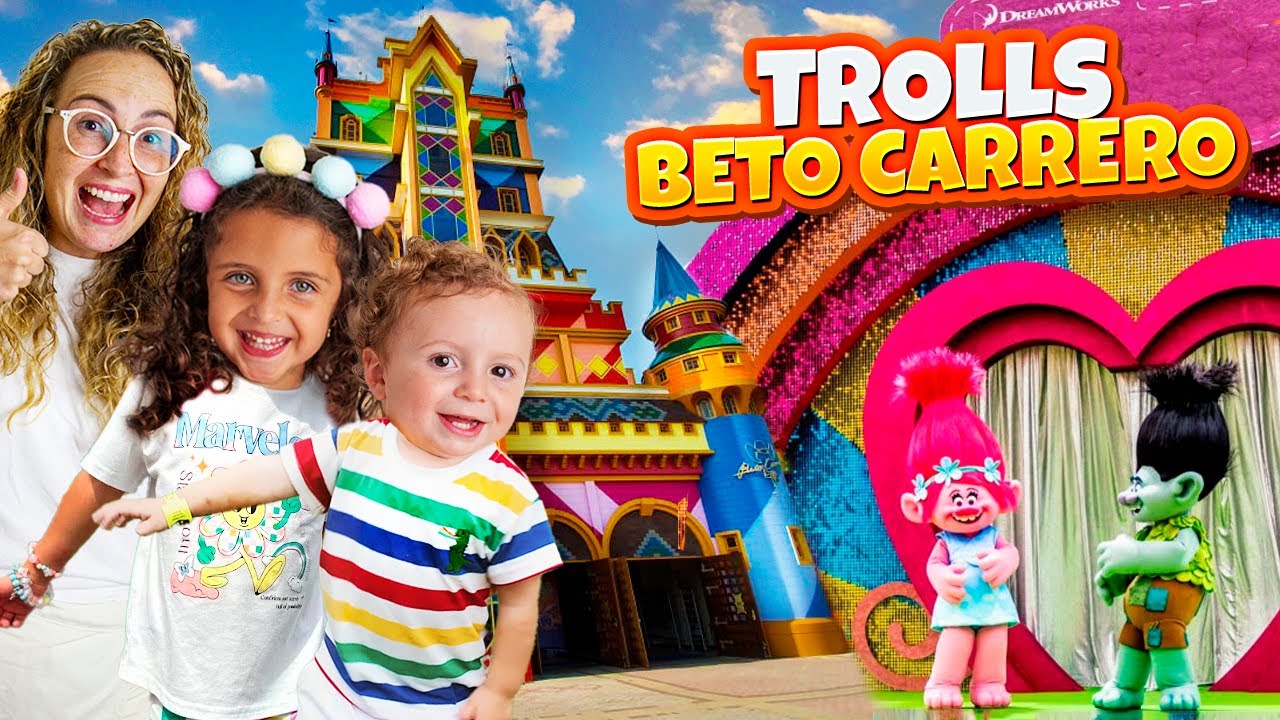 PRIMEIRA VEZ DO LUCCA NA MONTANHA RUSSA NO BETO CARRERO - FAMÍLIA BELLA E LUCCA SHOW