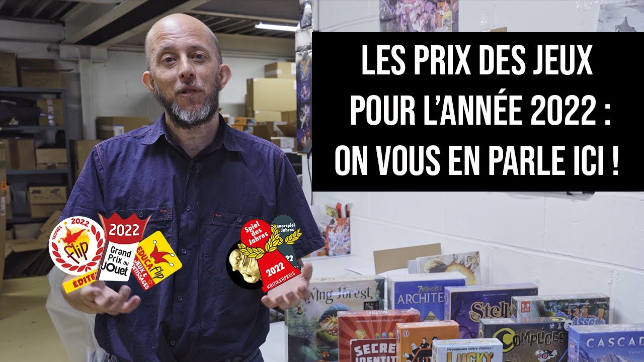 PARKAGE - Les diff&eacute;rents prix de l'ann&eacute;e 2022 dans le monde ludique : on en parle avec vous !