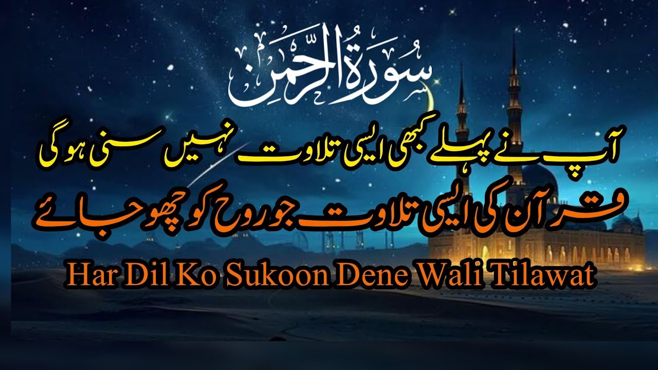Surah Rahman With Urdu Tarjuma|Surah Rahman Qari Abdulbasit|Surah Rahman #chotaalivlogs #duet #fyp 