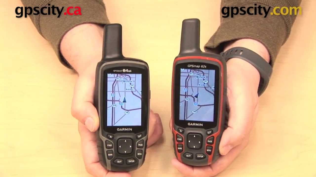 Garmin GPSMAP 64 vs. 62 Comparison Video with GPS City